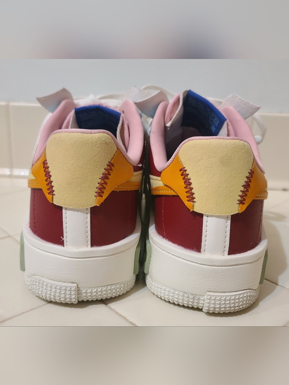 Nike Air Force 1 Fontanka Sail Multi Women's Size 9 - Picture 6 of 7